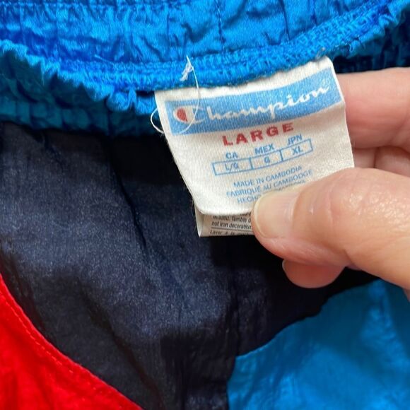 CHAMPION RETRO COLOR BLOCK SHORTS - Picture 4 of 4